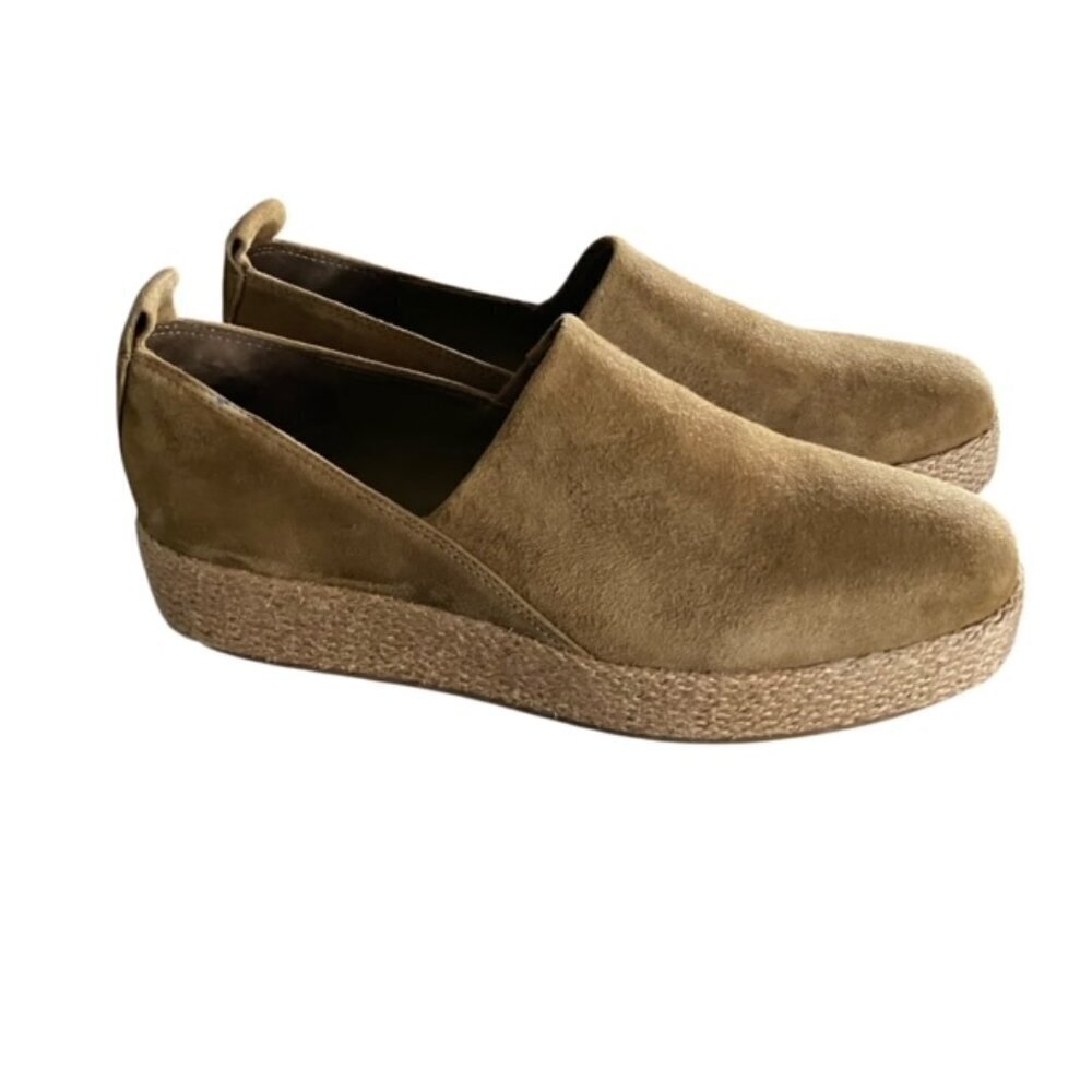 Vince Saxon Suede Espadrille Platform Sneakers 5